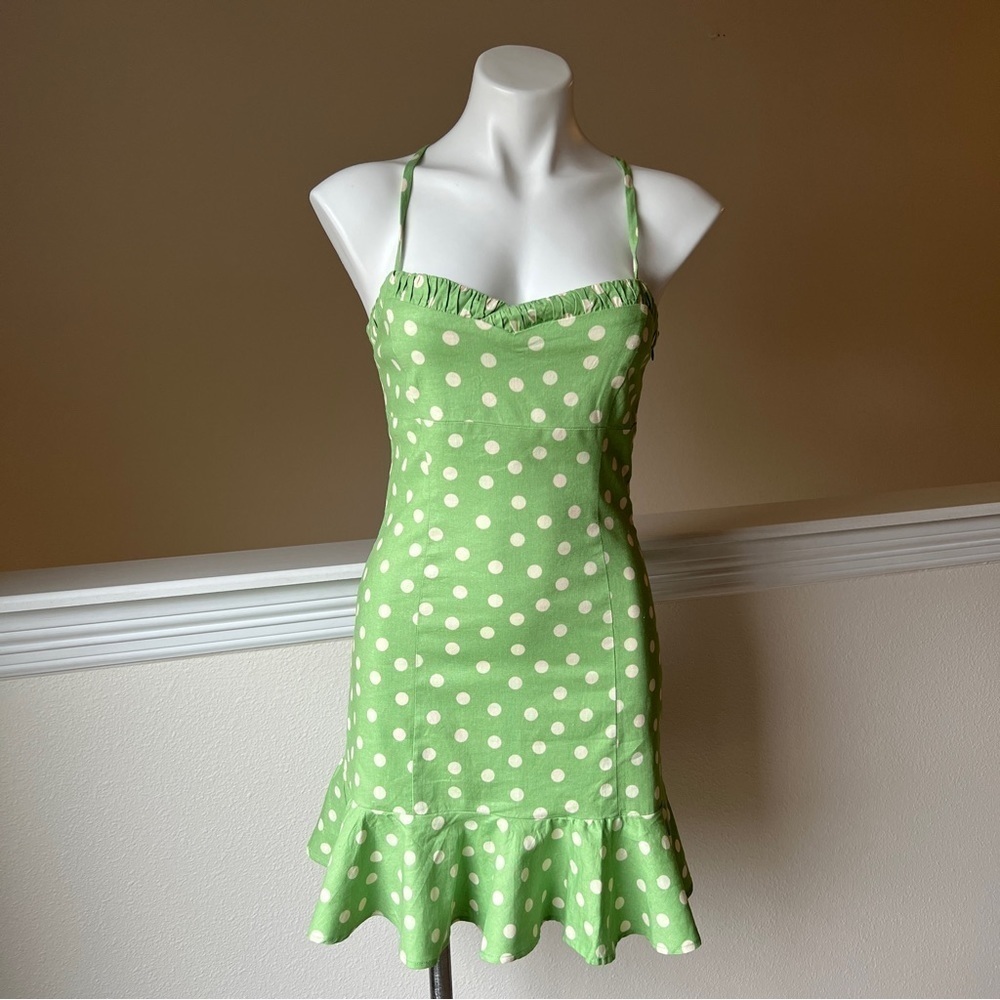 ZARA POLKA DOT PRINT DRESS | 8372/103